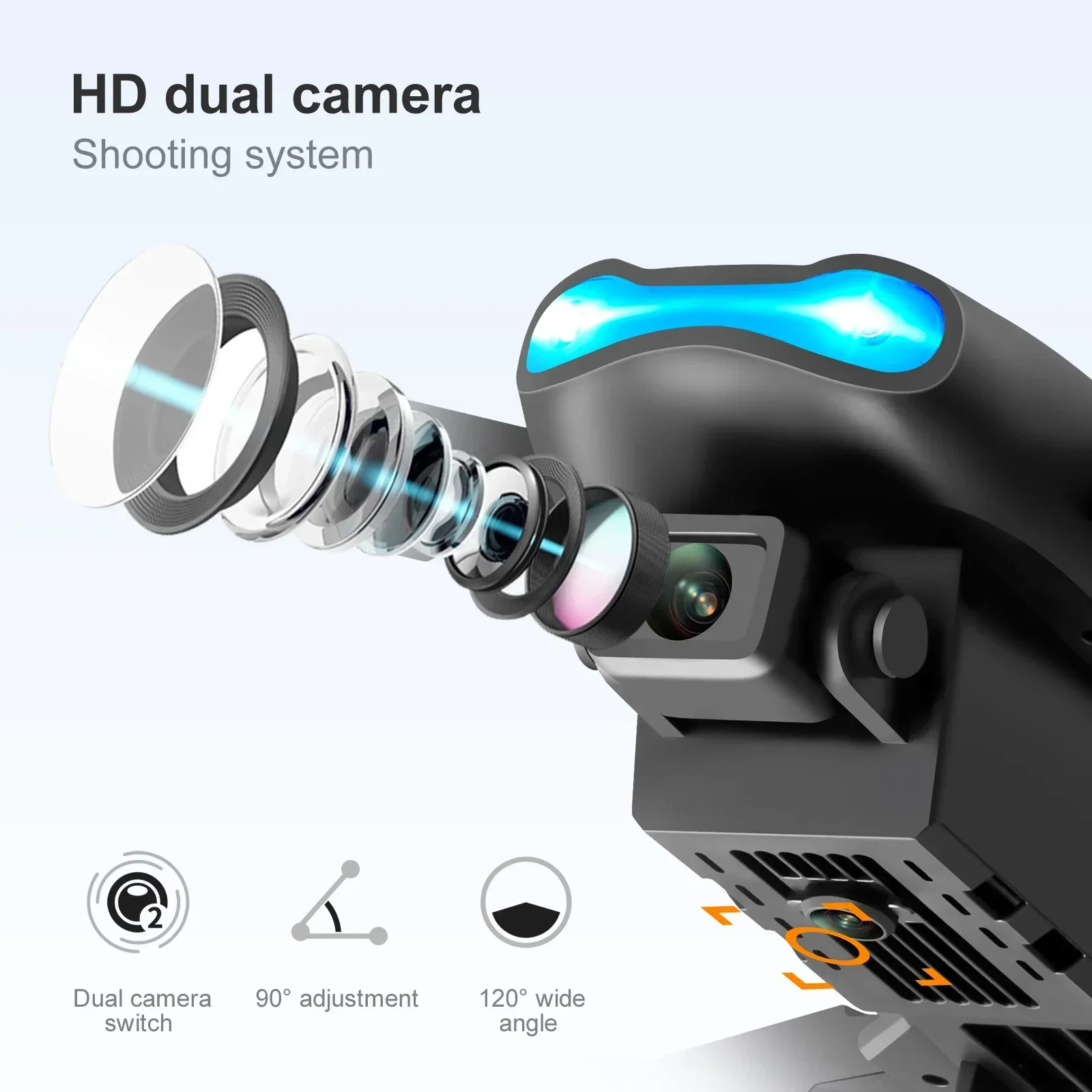 New E99 Pro HD 4K Drone Dual C - Drone Camera Mount recension och pris
