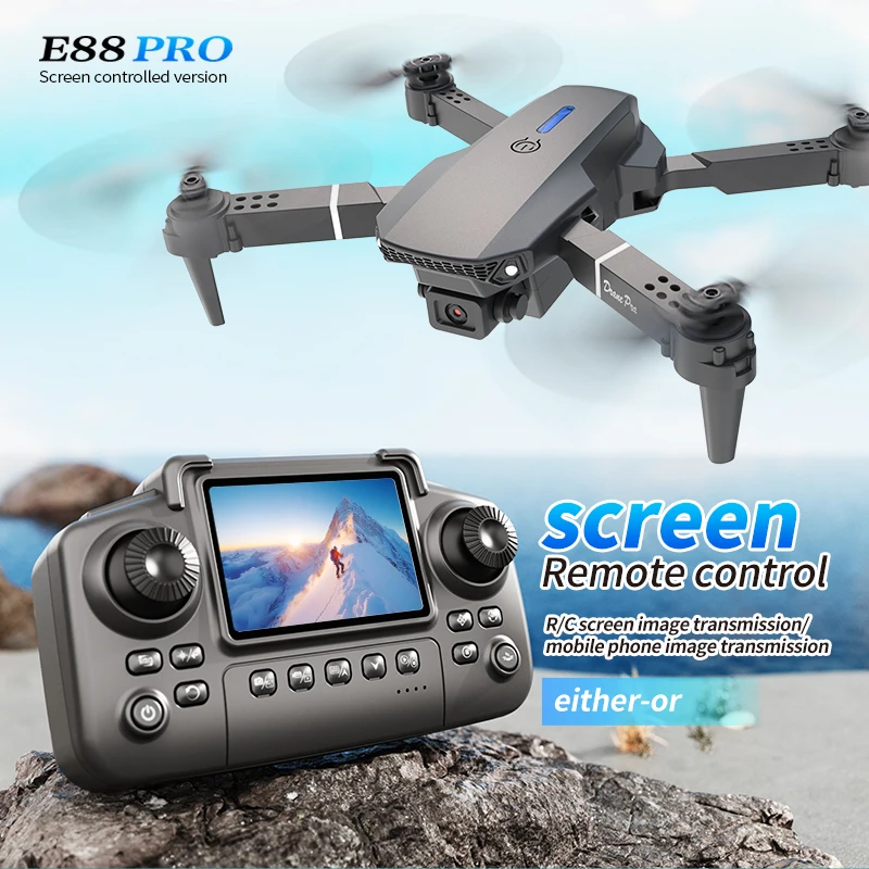 Professional E88 PRO Drone wit - Drone Camera Mount recension och pris