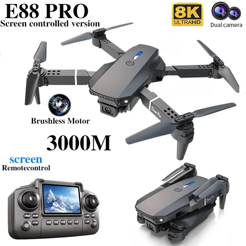 Professional E88 PRO Drone wit - Drone Camera Mount recension och pris