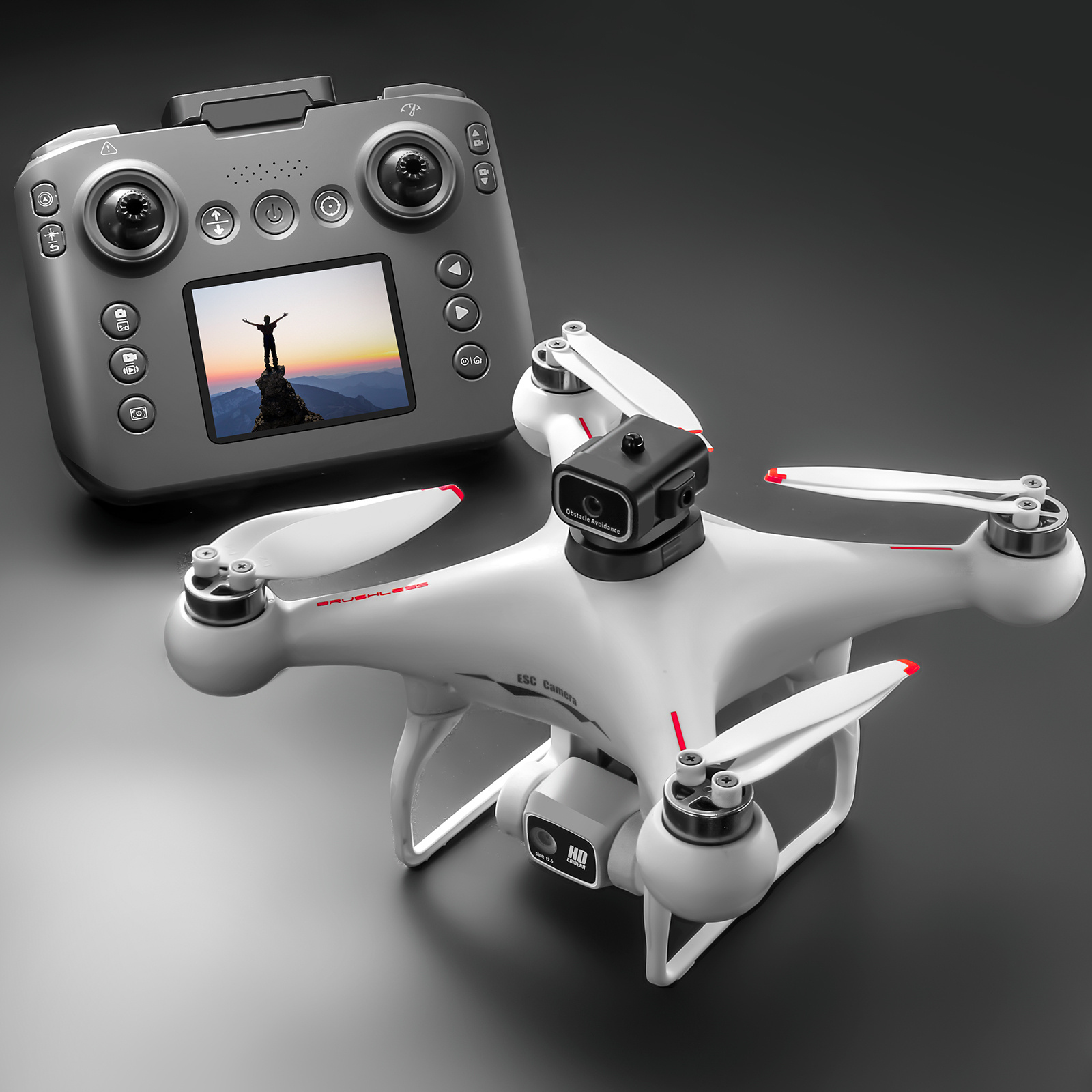 ZNLYRION S116 RC Drone Brushle - Drone Camera Case recension och pris