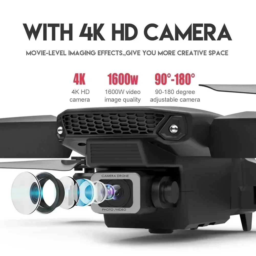 E88 Pro WIFI FPV Drone Wide An - Drone Camera Mount recension och pris