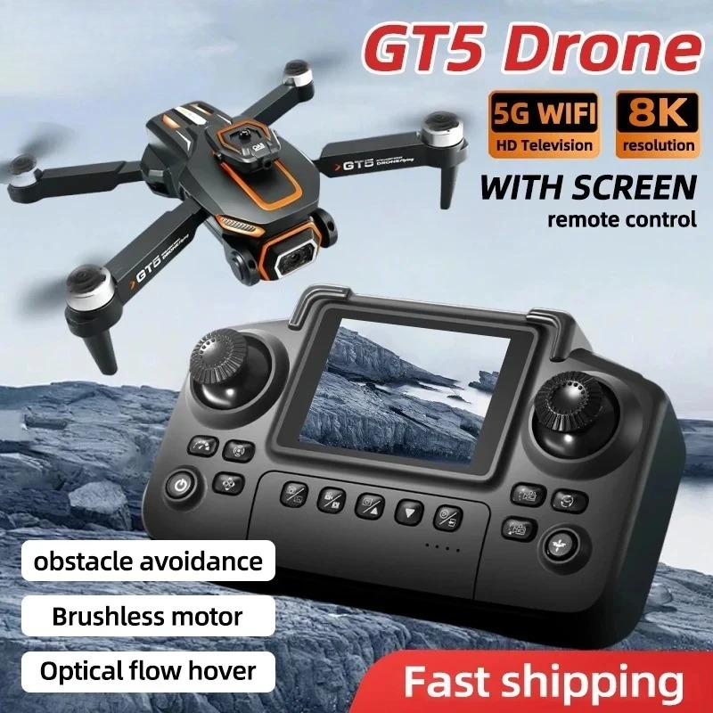 OriginalGT5 Mini Drone 4K HD d - Drone Camera Wide Angle recension och pris