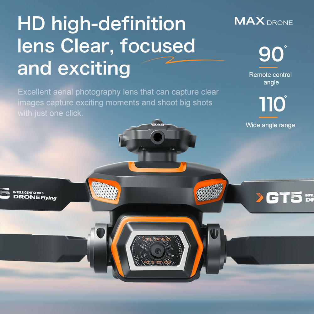 OriginalGT5 Mini Drone 4K HD d - Drone Camera Wide Angle recension och pris