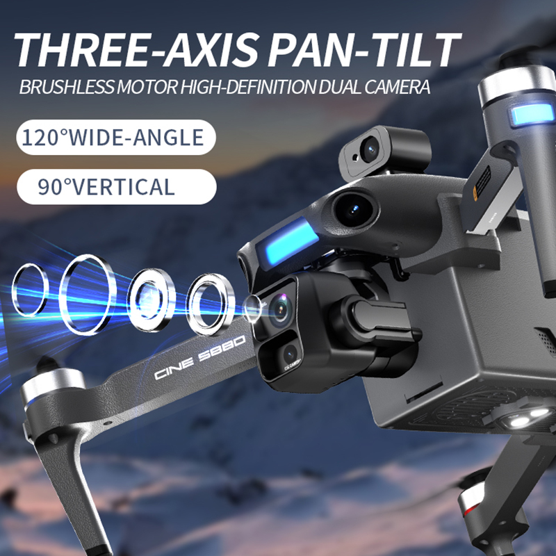 2026 New 8K Dual Camera Drone  - Drone Camera Mount recension och pris