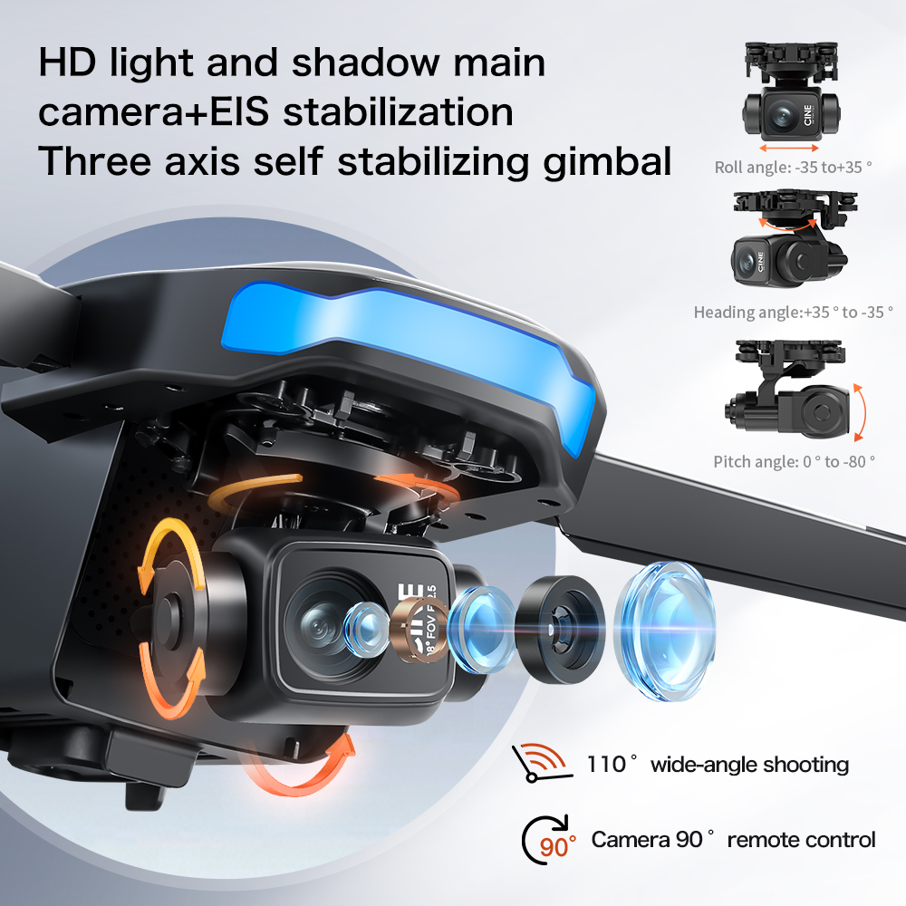 New S-X1 MAX Drone GPS 8K Prof - Drone Camera Mount recension och pris